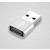 Adattatore da USB tipo C OTG a USB tipo A maschio colore ARGENTO