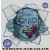 BERSAGLI 14x14 TARGET AIR ZOMBIE BLUE HEAD Conf. da 50 bersagli