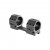 AUDERE ADVERSUS Mount Scope Anelli per tiro a lunga distanza Monopezzo da 34mm H28 0 MOA BLACK lunghezza 125mm