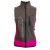 BLATEX Gilet Donna 461.4 Stretch Antivento Verde/Fucsia