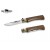 Coltello ripiegabile ANTONINI 'L' OLD BEAR Acciaio Inox AISI affilata a mano Noce Americano