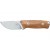 FOX RIFLE MUZZLE 662 Coltello da caccia con lama fissa in ACCIAIO INOX BECUT Satinata e Legno d'ulivo