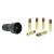 BRUNI - Kit completo di Speed loader e 6 bossoli da 1 pallino per Revolver Cal.4,5mm