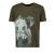 T-shirt OS TRACHTEN BRACU con stampa Cinghiale e taschino Verde