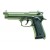 KIMAR BERETTA 92 Pistola a salve calibro 9mm GREEN cod.420.101