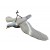 PIANETA COLOMBACCIO Colombaccio in plastica ali aperte con particolari ali in tessuto leggero e inserto per giostra cod.850