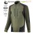 Polo TRABALDO ENDURANCE Mezza Zip Titanial Light con profili Arancio
