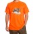 T-shirt BARTAVEL NATURE con Stampa Cinghiale Orange