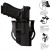 VEGA HOLSTER Fondina VEGATEK OPEN in Kydex per Glock 17 18 19 19x 22 31 37 38 45 cod.VKO804N